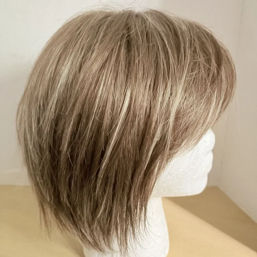 Rene of Paris Pax Full Wig ~ Icy Oak with Shadowed Roots ~ - Picture 5 of 11